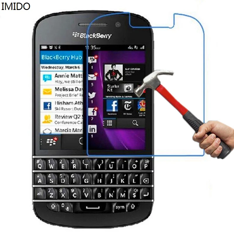 IMIDO 2 шт для BlackBerry Q10 закаленная Защитная стеклянная пленка экрана на | Мобильные