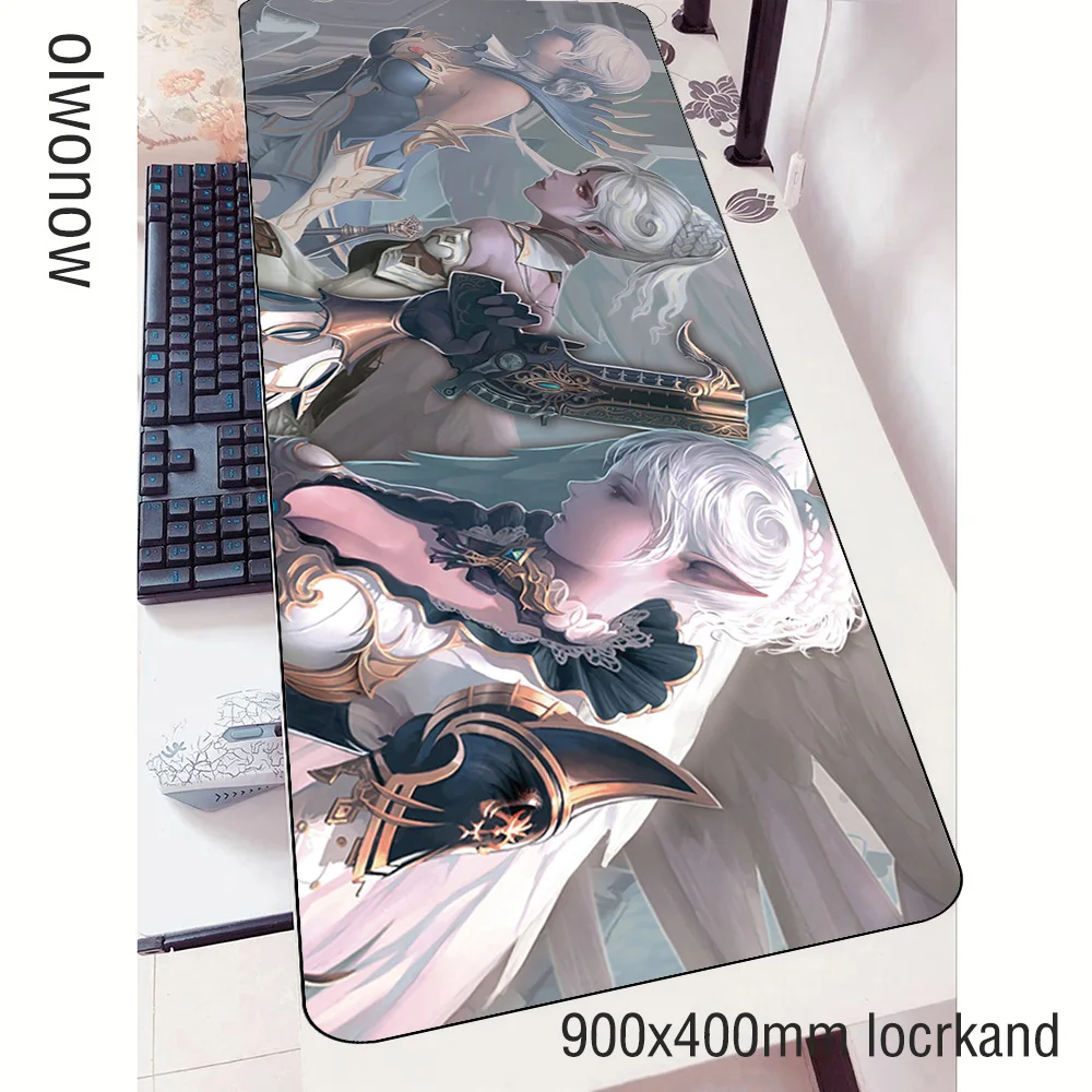 Lineage 2 коврик для мыши геймер Хэллоуин 90x40 см notbook игровой большой модный PC