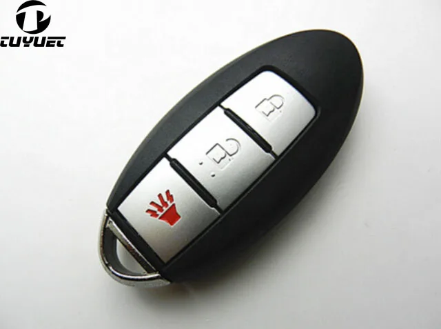 3 Buttons New Nissan Tiida Sunny smart remote key shell with Groove3     (2)-2