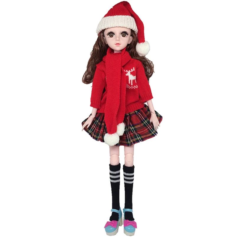 

1/3 60cm BJD Dolls with Handmade Sweater 21 Movable Jointed Dolls Toy Accessories Clothes for Doll Toy for Girls
