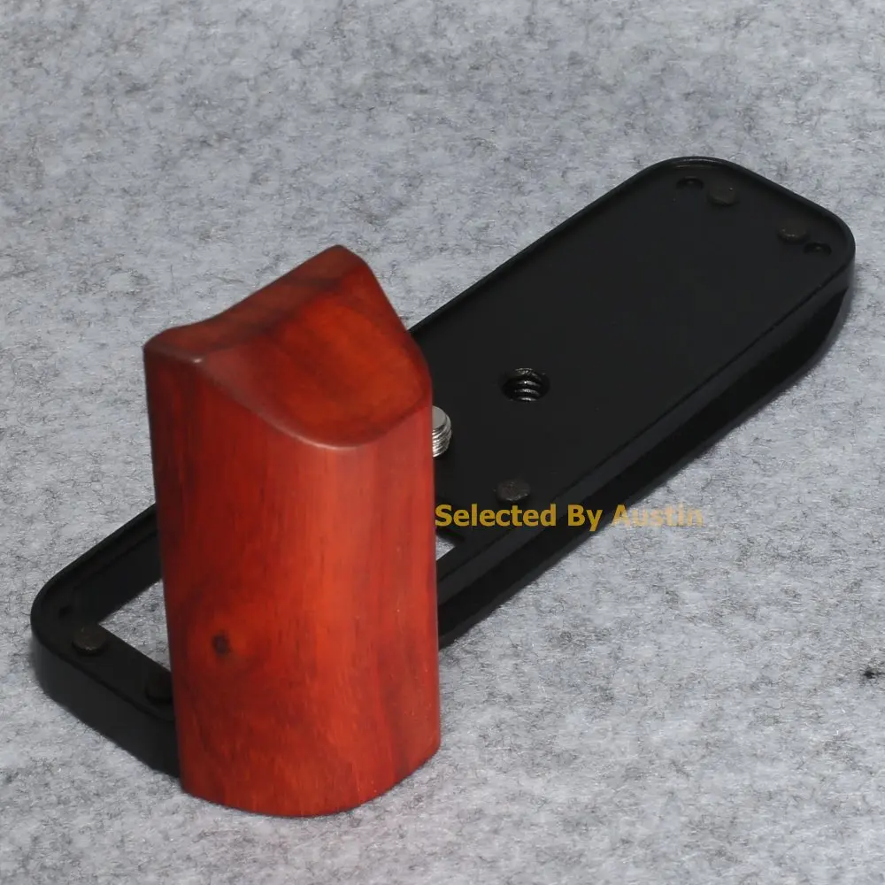 

Mahogany Wooden Wood Hand Grip W Quick Release Plate Vertical Bracket For Fuji XE3 XT20 Fujifilm X E3 XT20