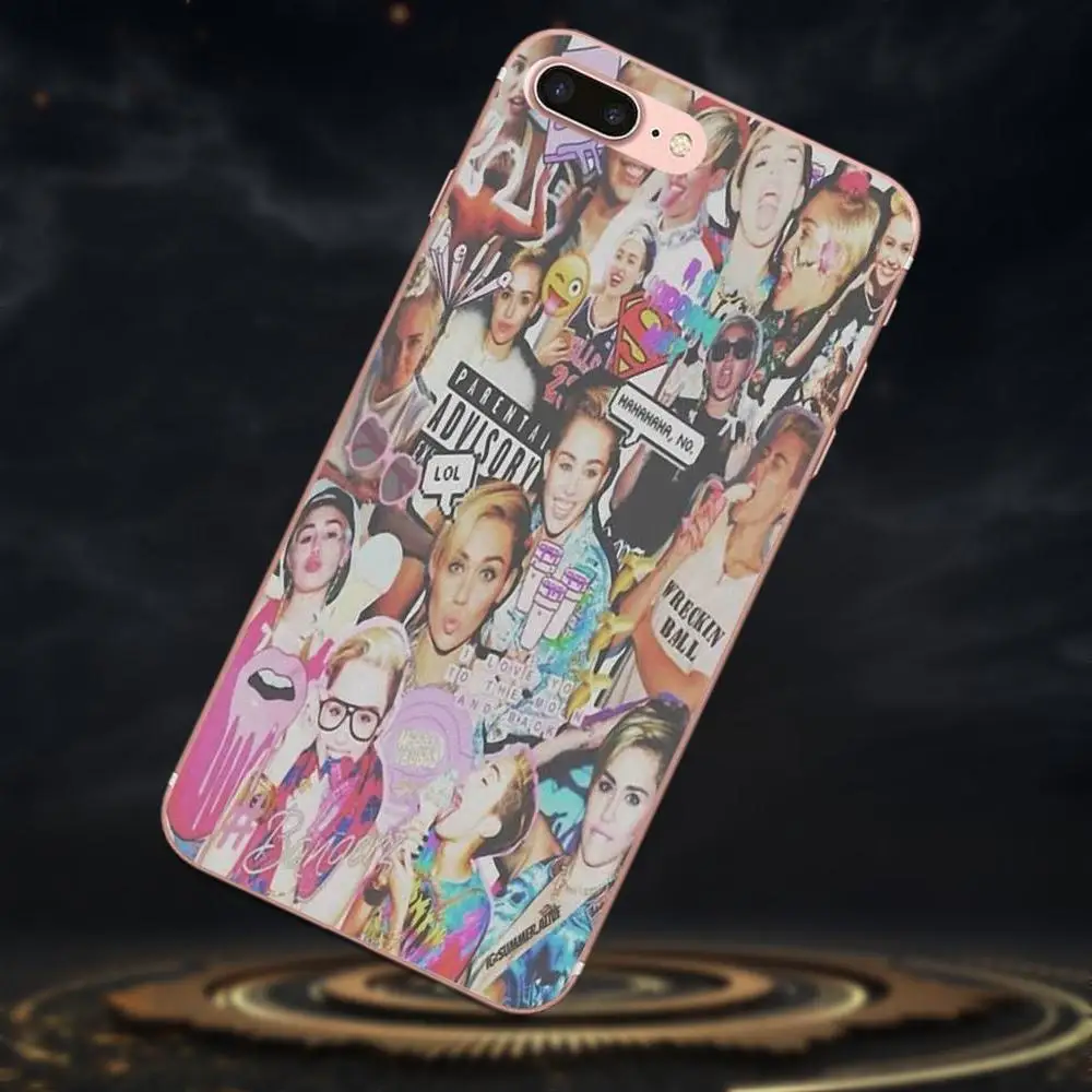 Avatar Miley Cyrus Collage Glitter Sweet For Xiaomi Note 3 4 Mi3 Mi4 Mi4C Mi4i Mi5 Mi 5S 5X 6 6X 8 SE A1 Max Mix 2 Cover Case