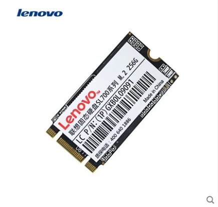 lenovo SSD Внутренний твердотельный диск 256 ГБ 128 Гб жесткий диск NGFF M.2 2242/2280 для ноутбука, настольного компьютера, ПК, игровой компьютер