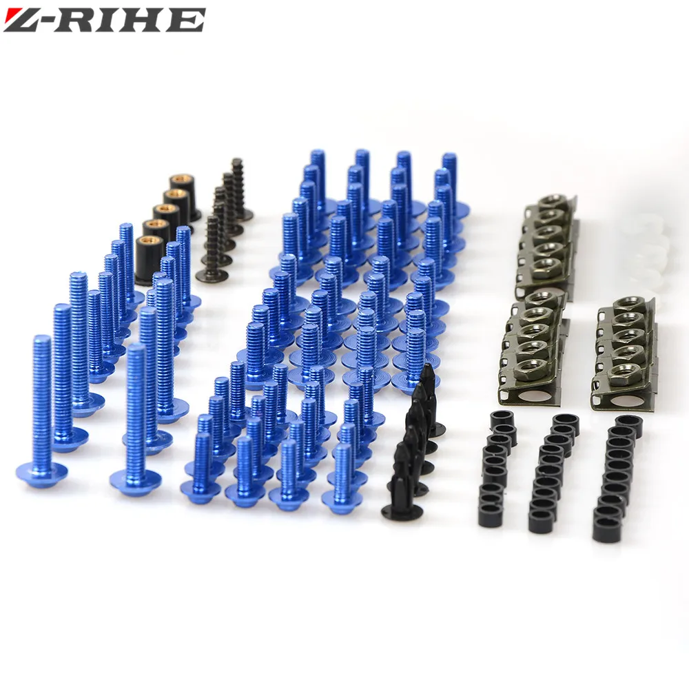 

Motorcycle Fairing Body Bolts Needle Speed Clips Screw Fasteners Spring Bolts Nuts For Yamaha Tmax MT07 MT09 FZ1 FZ6 FZ8 R1 R6