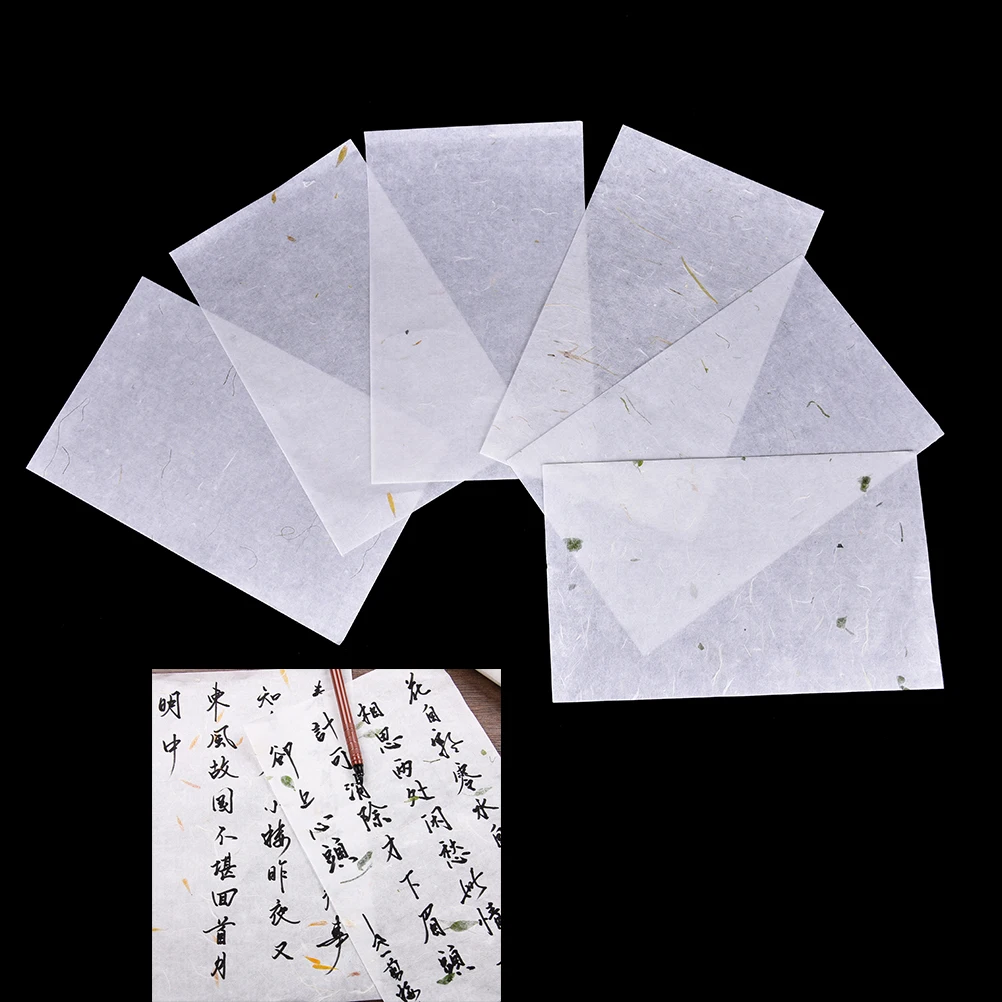 JETTING 10pcs Chinese XUAN ZHI Paper Calligraphy Rice Paper Handmade