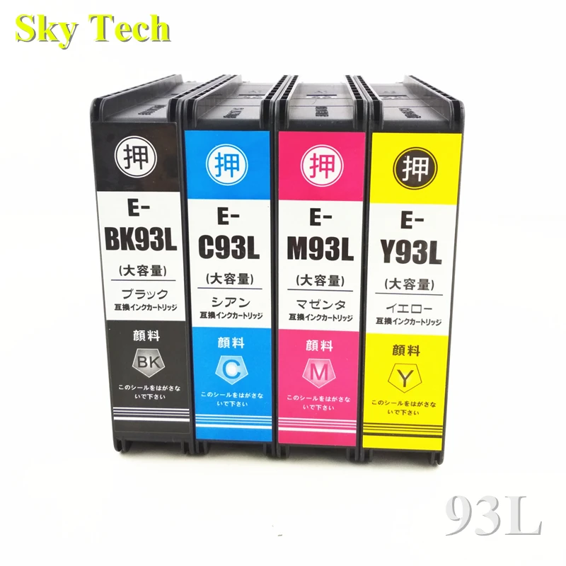 4PK 93L пигмент совместимый картридж с чернилами для ICBK93 BKCMY для Epson PX-S7050 PX-M7050F PX-M7050FP PX-S7050PS PX-M7050FT