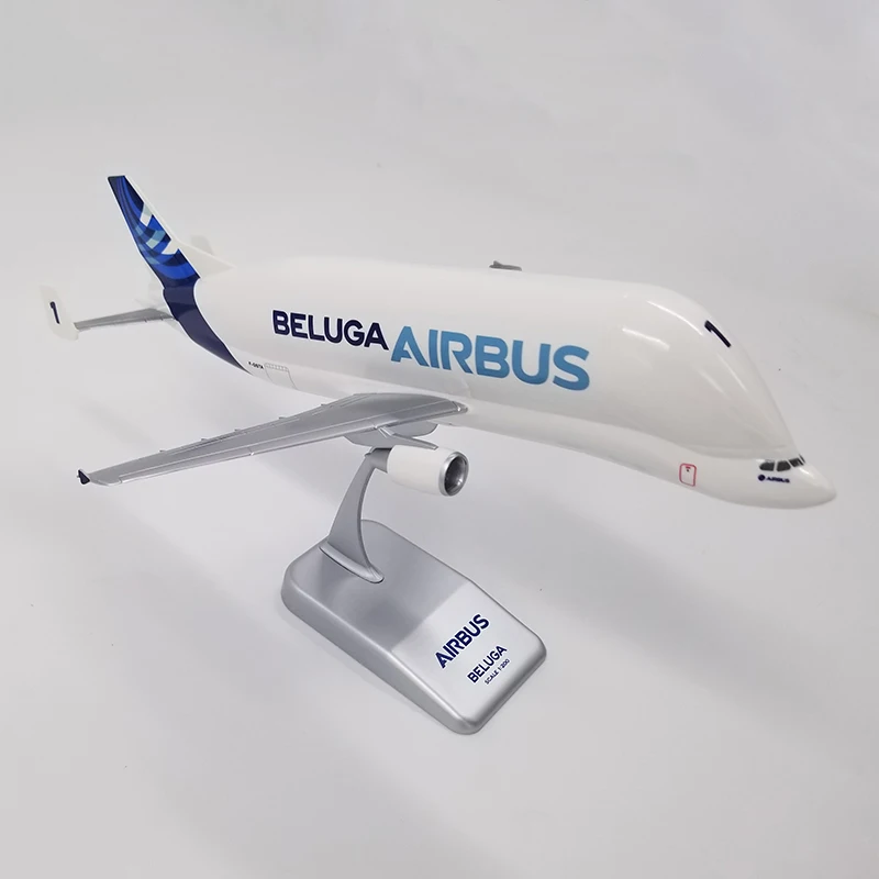 1:200 Airbus A300-600ST BELUGA Airlines Transport Machine with Base Alloy Aircraft Plane Collectible Display Model Decoration