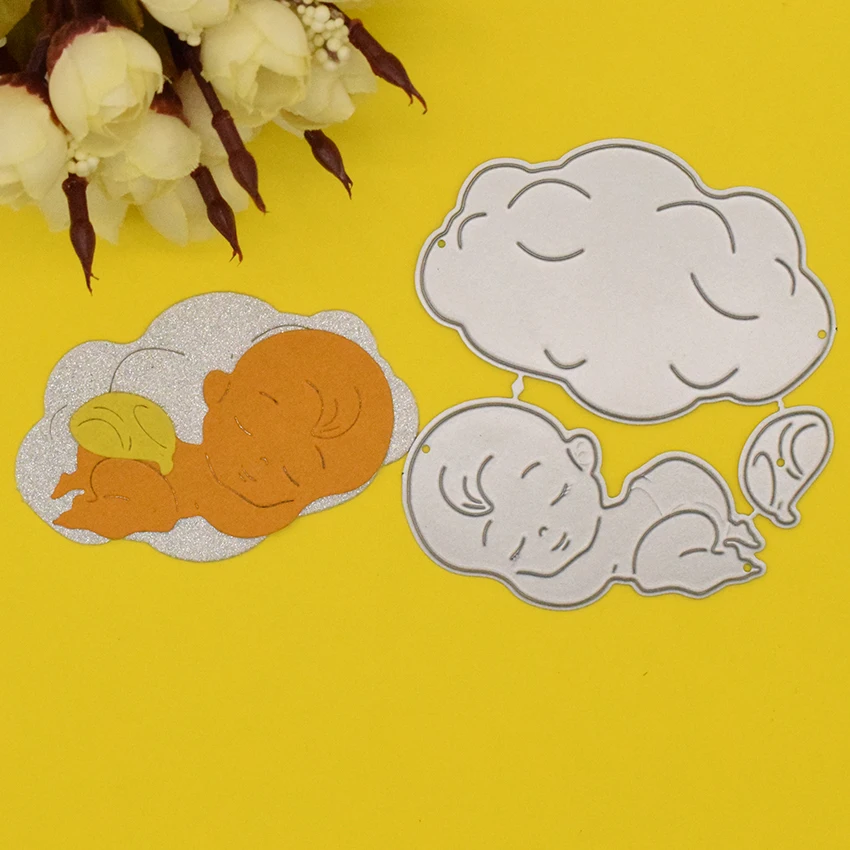 

Baby Stencil Metal Cutting Dies For Scrapbooking Hands-on DIY Album Decor Card Craft Dies Birthday Decor