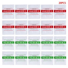 

AIMOMETER 20 Pcs PH Buffer Solution Powder PH For Test Meter Measure Calibration 4.01 6.86 250ml Each Pack Volume Z1019 Z1029