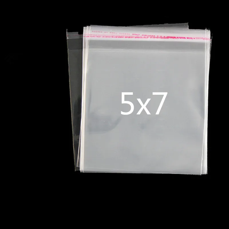 

100pcs/lot 11 Size Transparent Cookie Packaging Bags Self-adhesive Plastic Biscuit Bag Wedding Candy Bags BOPP/Poly Bags