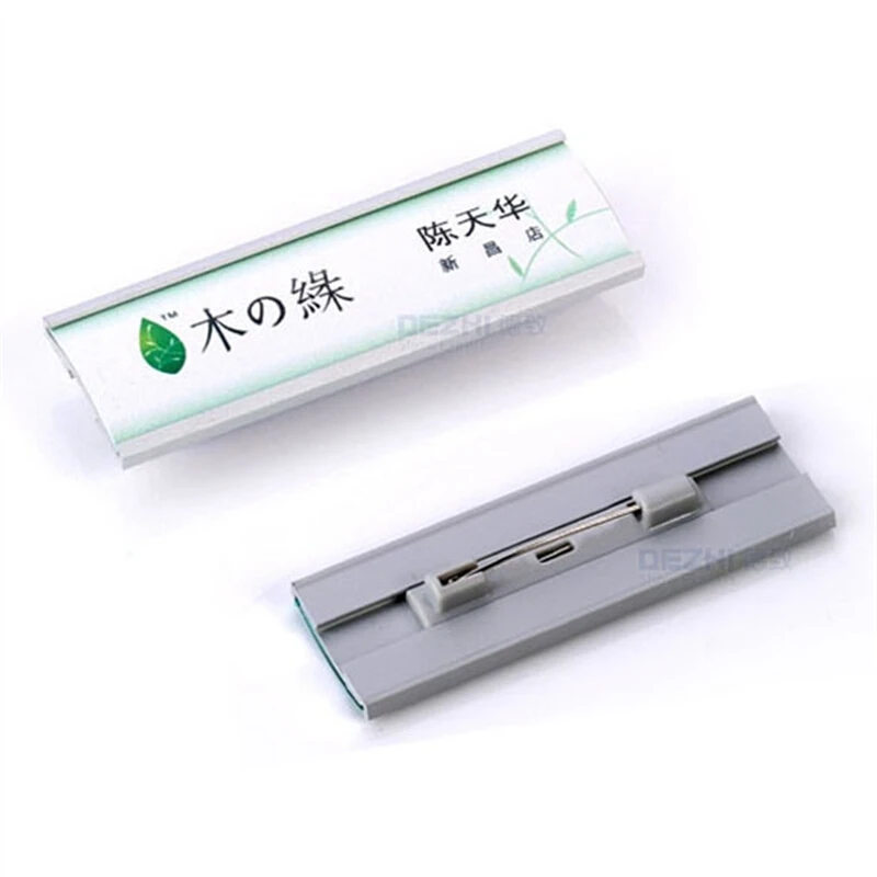 Arc Shaped Pin/магнитный стиль офисный держатель для имени металлический материал