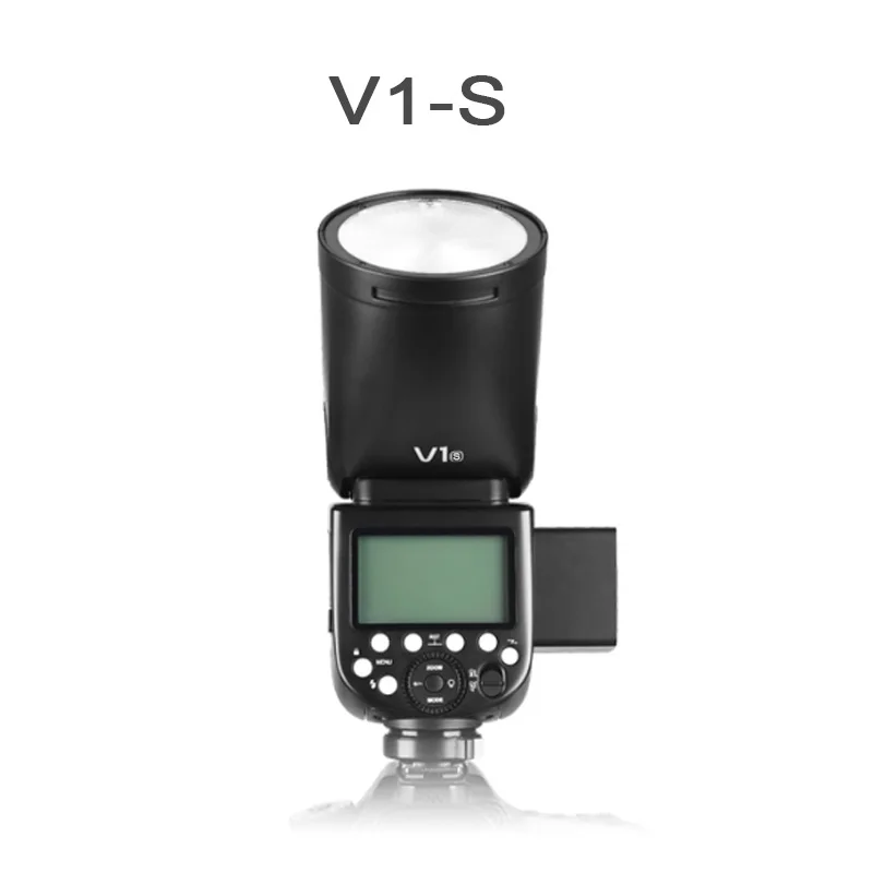Godox V1 Вспышка Speedlite для SONY Canon Nikon Fujifilm Panasonic камера круглая вспышка HSS ttl литий-ионная батарея с передатчиком - Цвет: V1-S