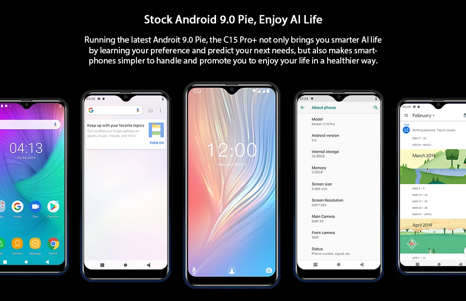 Мобильный телефон OUKITEL C15 Pro Android 9,0, 3 ГБ, 32 ГБ, MT6761, отпечаток пальца, распознавание лица, 4G, LTE, смартфон, 2,4G/5G, WiFi, экран капли воды