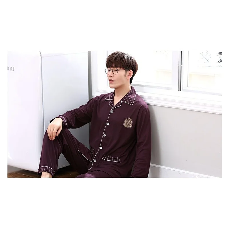 Pajama Sale Sets Winter Pyjamas Men Thermal Homewear Boys Nightwear Cotton Sleepwear Oversize New 2020 Bottom Sleepy Pijama S22 