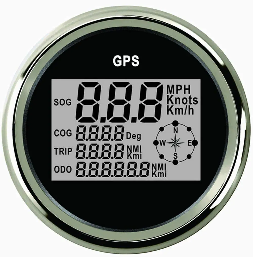 SAMDO 85 мм SOG COG ODO счетчик путешествий для мотоцикла автомобиля грузовика лодки яхты
