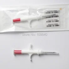 100 шт 1,4*8 мм ISO11784/785 FDX-B микрочипы для домашних животных кошка собака, змея, арована, черепаха, шприц RFID тег для животных