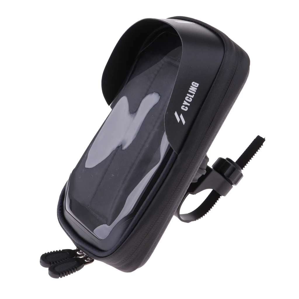 Perfeclan Waterproof Bike Phone Bag Pouch Frame Tube Bags Smartphones Holder Touch Screen Bicycle Phone Mount