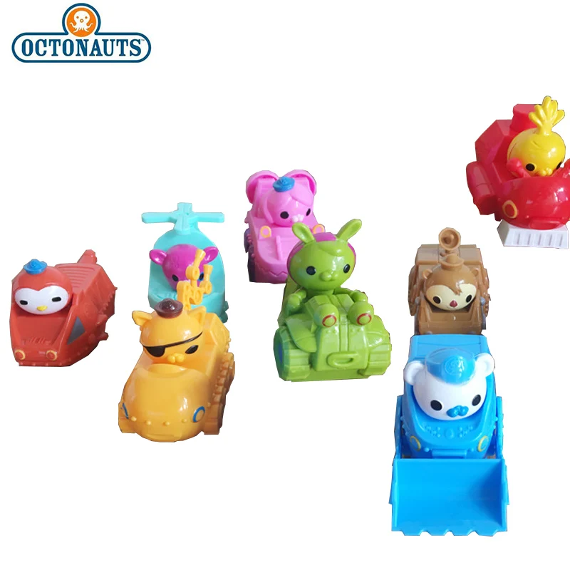 Оригинальные Octonauts литые игрушечные машинки Expedition мальчик детская игрушка корабль пиратский корабль скутер кукла игрушки для детей подарок