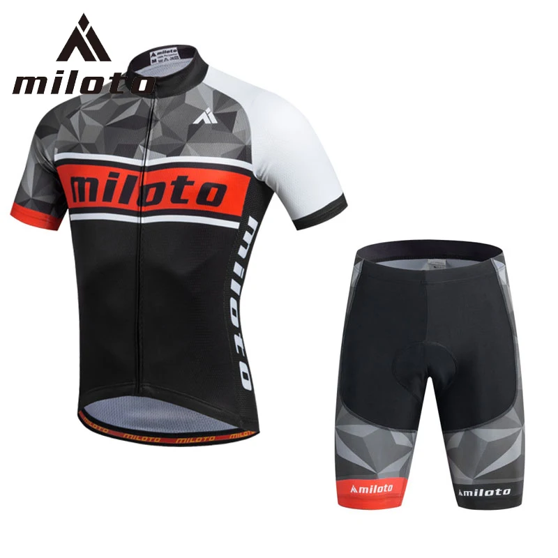 

Miloto Cycling jersey sets ropa ciclismo hombre Mtb Bike Bicycle Cycle Clothes GEL Breathabel Pad Uniform Cycling Clothing Wear
