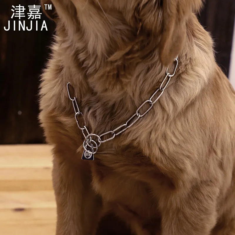 

The new free shipping high quality stainless steel sized dog collar Available in various sizes adjustable dog collar