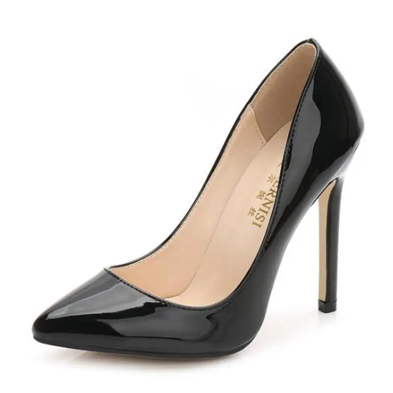 SARAIRIS/Прямая поставка, большие размеры 46, классические туфли с острым носком на тонком каблуке 11 см, элегантные женские пикантные вечерние