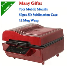 7 Мобильный пресс-форм, 50 шт в наборе, сублимаций заготовок Чехол 12 кружка обертка печать посылка 3D сублимационная Вакуумная Машина тепла Пресс ST3042