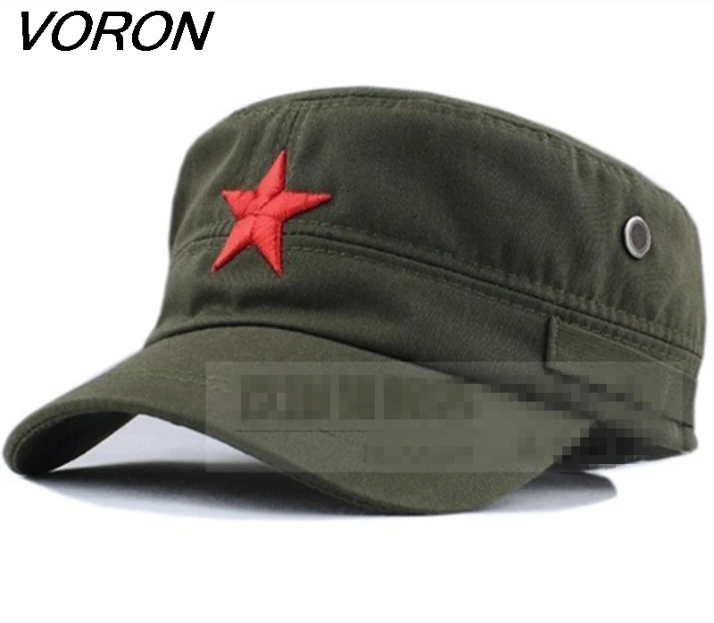 Voron 2017 جديد خمر النساء الرجال للجنسين casquette البيسبول كاب النسيج للتعديل ريد ستار outdoor الجيش قبعة الشمس عارضة Voron 2017 جديد خمر النساء الرجال للجنسين casquette البيسبول كاب النسيج للتعديل ريد ستار outdoor الجيش قبعة الشمس عارضة