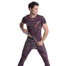 Для Мужчин's Бег футболка полиэстер спандекс быстросохнущая короткий рукав дышащие спортивные футболки