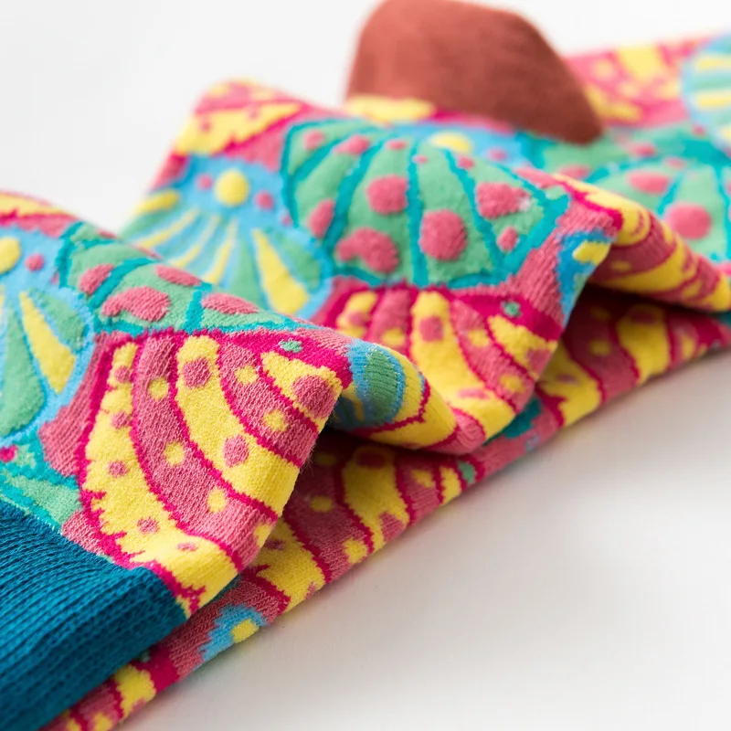 Moda Socmark Модные Разноцветные Веселые носки мужские/женские новые оболочки кактус мягкие дышащие длинные хлопковые носки повседневные