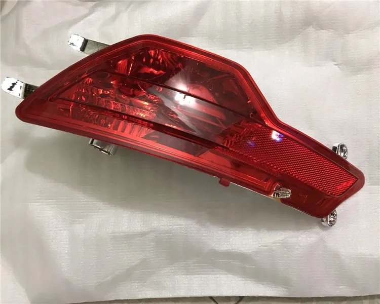 

eOsuns Rear Bumper Reflector Brake Light Red Lens LED Bulb Car Warning Stop Fog Lamp for BMW X6 E71 E72 2008-2012