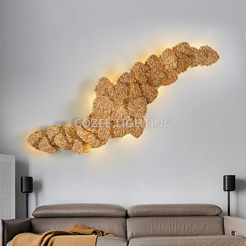 

Brass Wall Sconce Lamp Copper Wall Light LED Modern Chandelier Wall Lighting Foyer Lighting for Home Hotel Living Dining Room