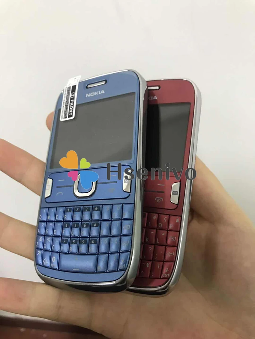 ASHA 302 разблокированный Nokia Asha 302 3g сеть GSM wifi Bluetooth JAVA 3.15MP камера мобильный телефон Восстановленный