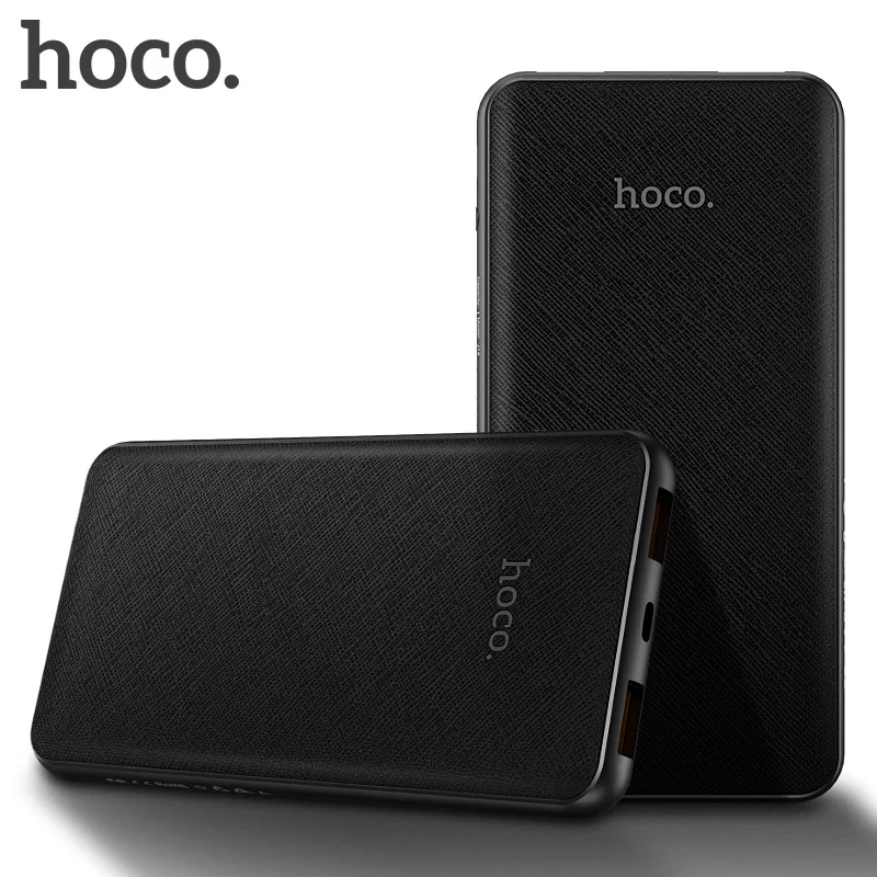 HOCO Quick Charge 3 0 Dual USB power Bank 10000 мАч портативное PD быстрое зарядное устройство + 18 Вт