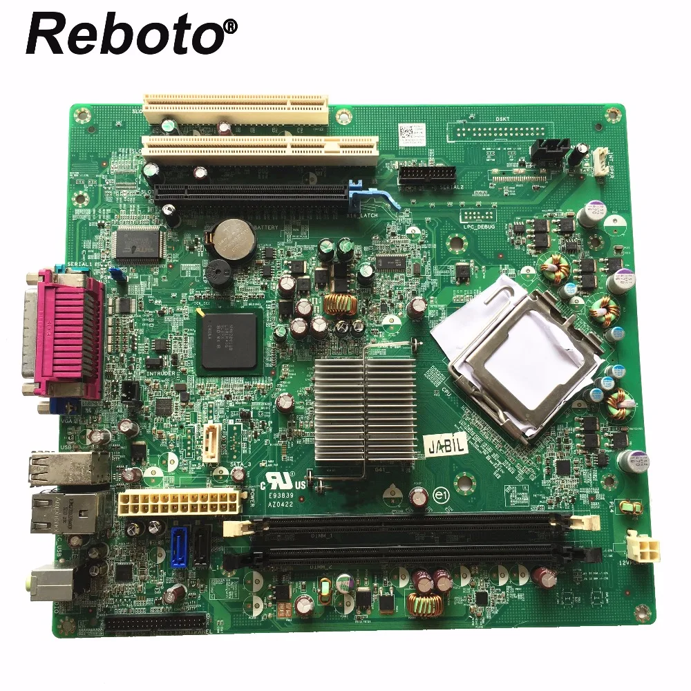

Reboto For Dell Optiplex 380 MT Desktop motherboard LGA775 DDR3 CN-0HN7XN 0HN7XN HN7XN MainBoard 100% Tested Fast Ship