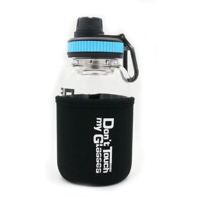 portable glass water bottle