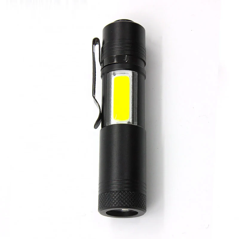 Super Mini COB XPE Led Flashlight 4 Modes Torch bright EDC Light for Camping Gift AA Flashlights(Not Include Battery) | Освещение