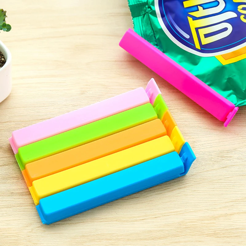 5pcs Large Food Snack Bag Storage Sealing Clips,Seal Clamp Plastic Bags