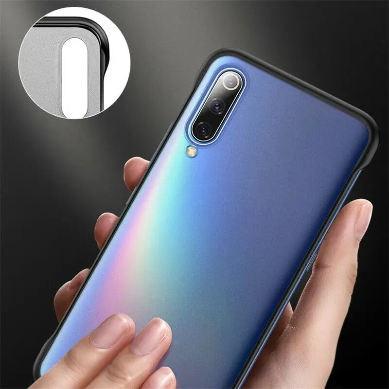 Чехол бампер без рамок для Redmi Note 9 7 8T K30 7A Ультратонкий Прозрачный чехол задней