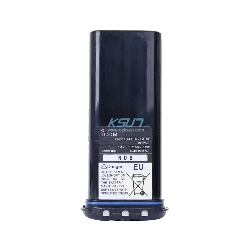 

Original ICOM walkie-talkie IC-M33 M34 M35 battery 950 mA BP-252