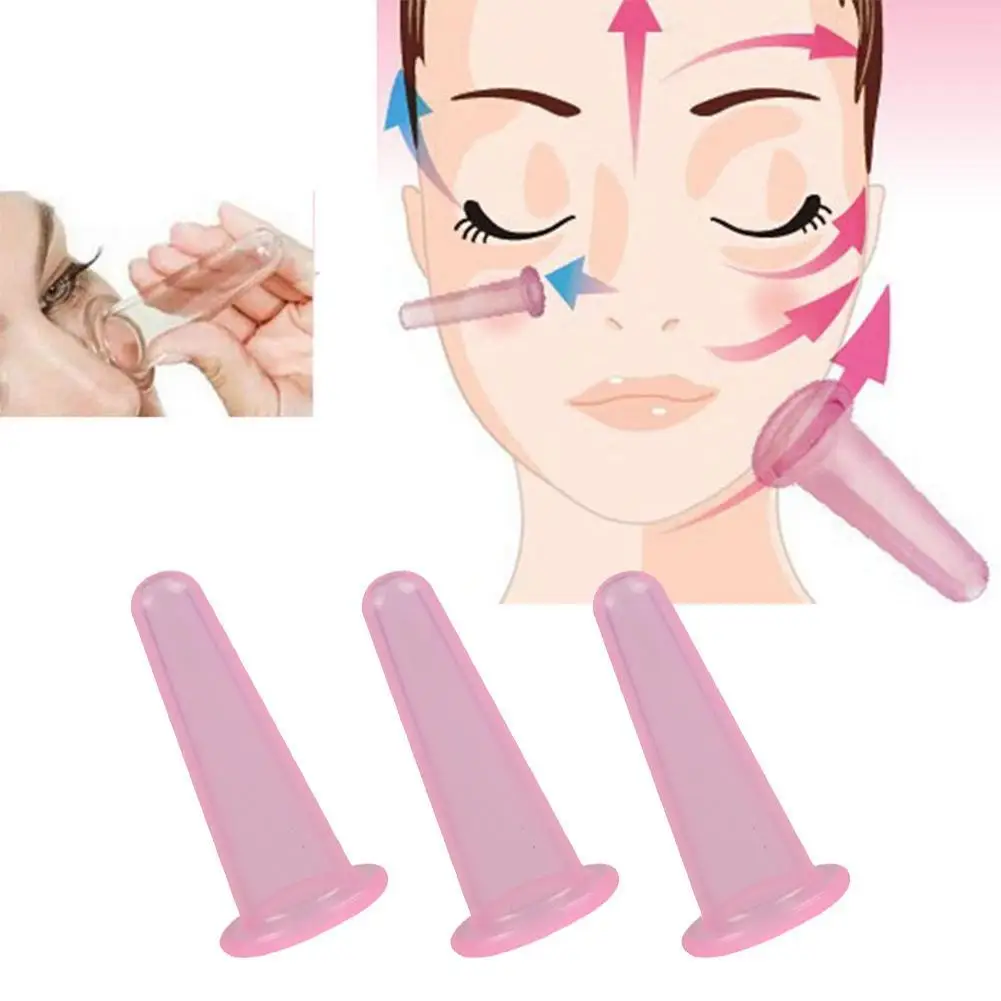 1Pcs Silicone Cupping Suction Cups Family Body Face Massage Helper Anti