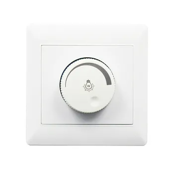 

100W 220V Dimming Switch 86 Type Concealed Installation LED Dimmer Brightness Dimmers For adjustable with Rotary Switch