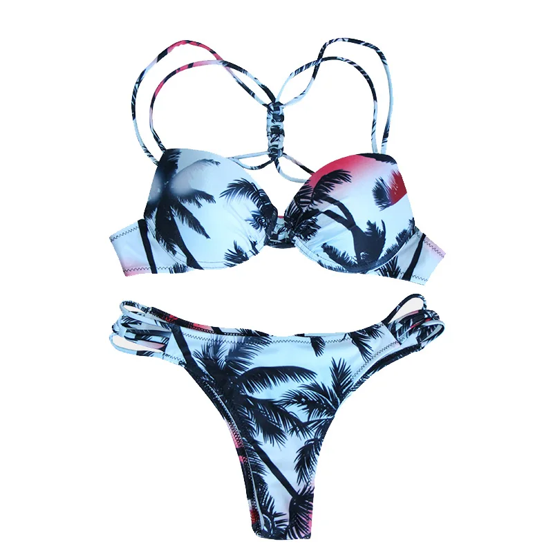 palm tree bathing suit