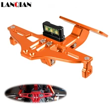 Универсальный Кронштейн номерного знака мотоцикла с подсветкой для HONDA CRF1000L VFR 800 CBR125R CB250 CBF125 CB600 HORNET