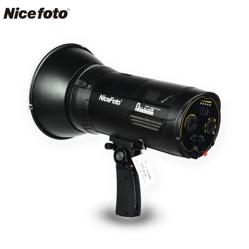 US $968.00 NiceFoto HS 600C 600W HighSpeed Sync HSS 18000S Studio Flash High Speed Speedlite With Transmitter For Canon Camera