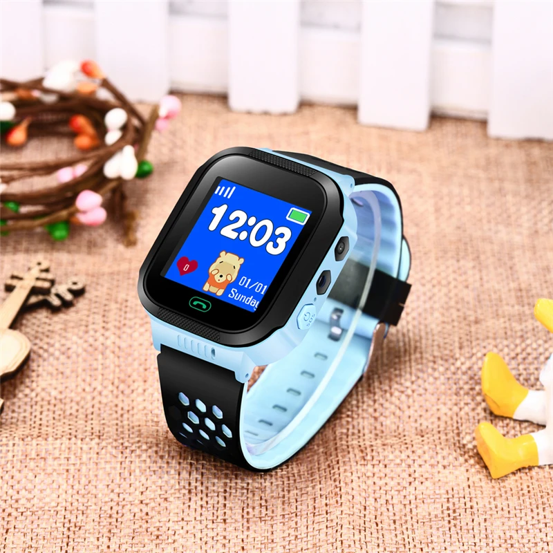 

2019 New Children Smart Watch Support SIM Card For Android Mobile Phone Sleep Monitoring LBS Positioning Tracking Digital Watch