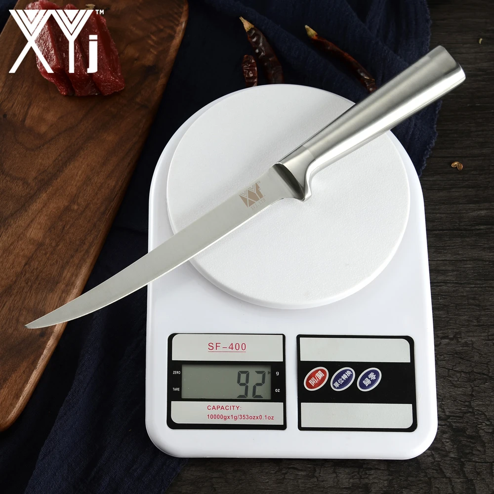 XYj Нержавеющая сталь рыбы нож для отделения мяса от костей с рукоятка без