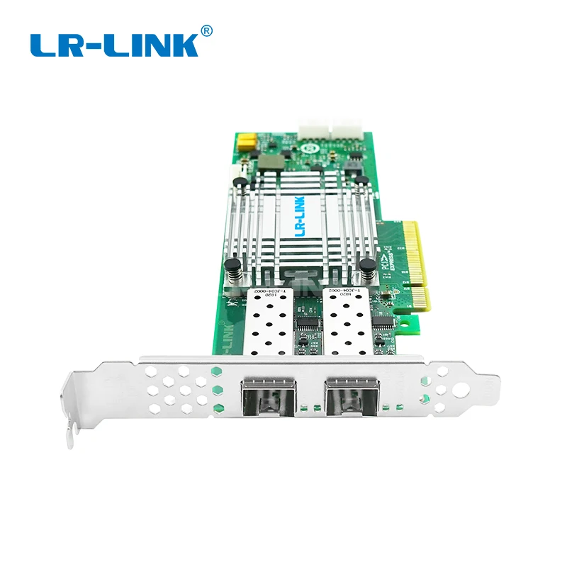 LR-LINK 1002PF-2SFP+ 10 Gb волоконно-оптический сетевой адаптер ethernet двойной порт PCI Express Соединительная плата локальной компьютерной сети Nic внутренний