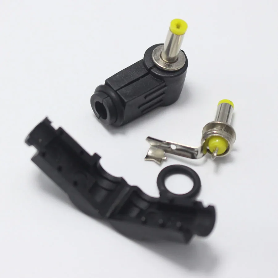 Dc電源プラグ,4.0x1.7mm,4.0x1.7mm,l字型オス,90度直角,シングル