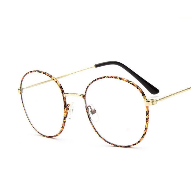 

Optical Frames Fashionable Metal Frames Men Vintage Round Clear Lens Glasses Myopia Frame Armacao Oculos Nerd