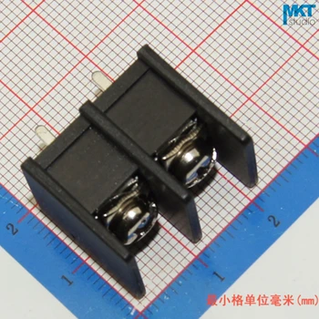 

100Pcs 2P 10mm Pitch B-Type Straight Pins PCB Electrical Screw Terminal Block